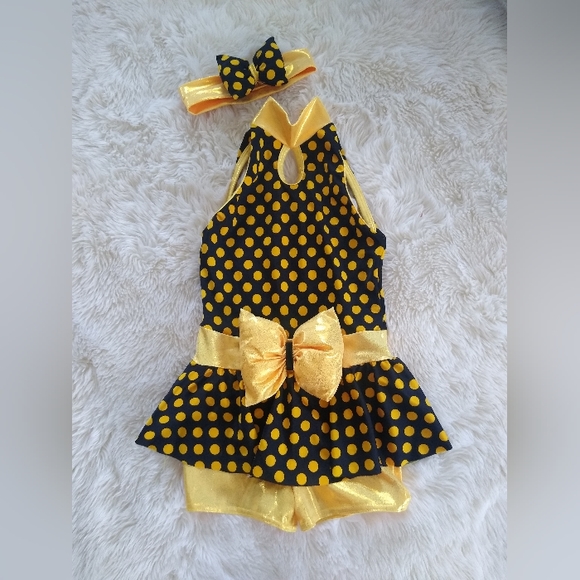 Stuck on you shortall a wish come true dance costume xsc size 4 - Picture 1 of 6